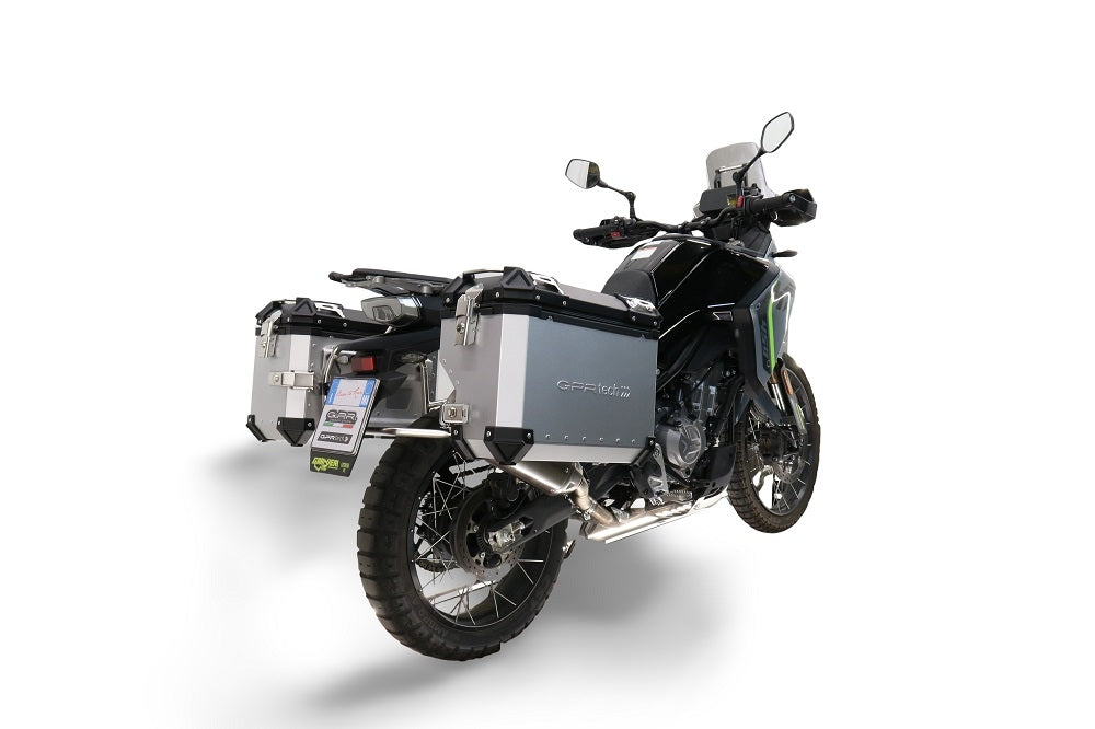 GPR TECH MALETAS LATERALES SILVER 38L + 32L CF MOTO 450 MT 2023-25