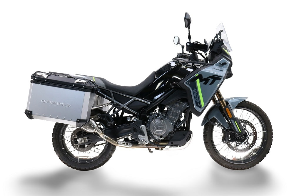 GPR TECH MALETAS LATERALES SILVER 38L + 32L CF MOTO 450 MT 2023-25