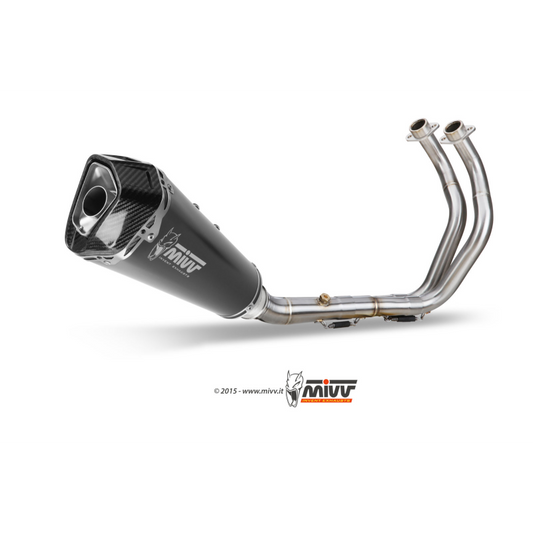 MIVV FULL SYSTEM DELTA RACE BLACK YAMAHA MT 07 2021-25