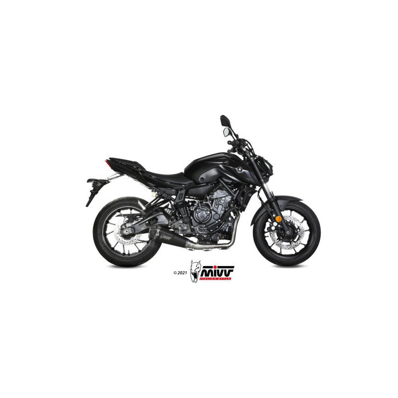 MIVV FULL SYSTEM DELTA RACE BLACK YAMAHA MT 07 2021-25