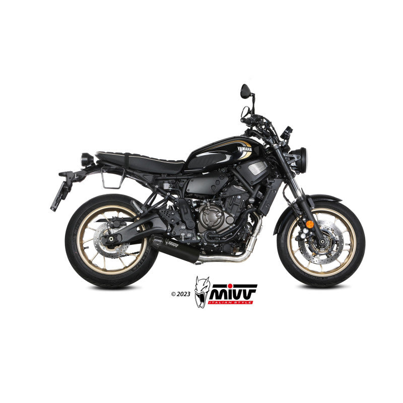 MIVV FULL SYSTEM HR-1 BLACK YAMAHA XSR 700 2021-24