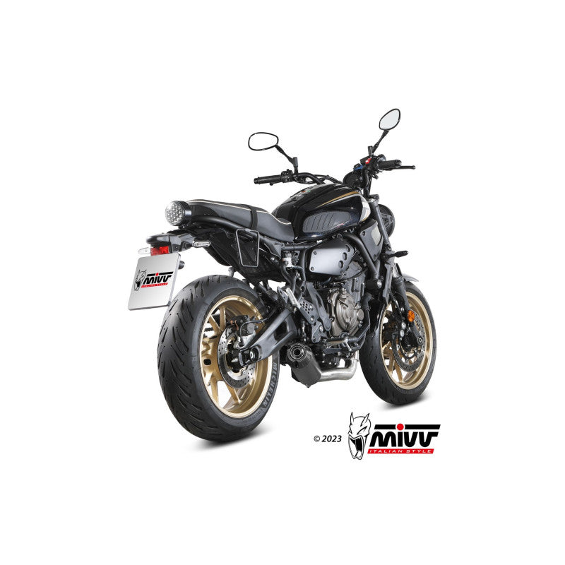 MIVV FULL SYSTEM HR-1 BLACK YAMAHA XSR 700 2021-24