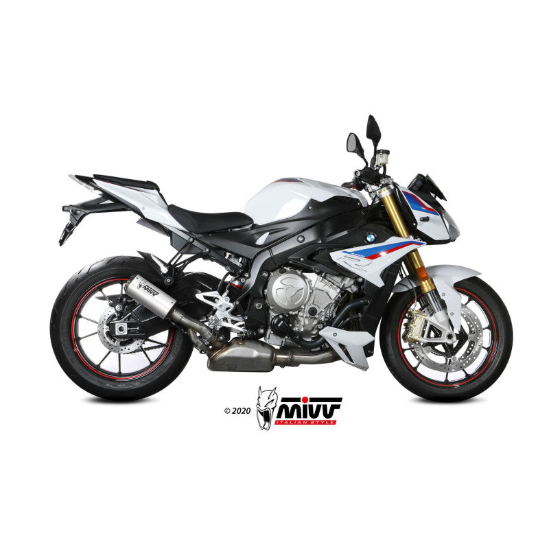 MIVV SLIP-ON MK3 STEEL HOMOLOGADO BMW S 1000R 2017-20