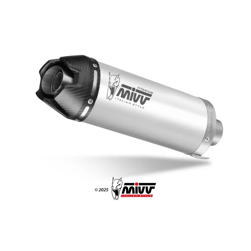 MIVV ESCAPE COMPLETO 3x1 AK-1 TITANIUM HOMOLOGADO YAMAHA TRACER 9 / GT / GT+ 2025-26