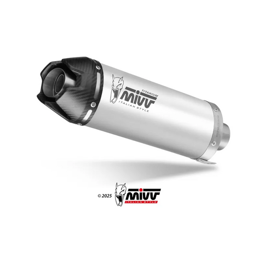 MIVV ESCAPE COMPLETO 3x1 AK-1 TITANIUM HOMOLOGADO YAMAHA TRACER 9 / GT / GT+ 2025-26