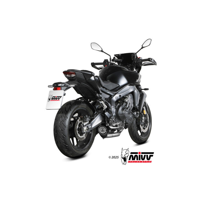 MIVV FULL SYSTEM X-M5 BLACK YAMAHA XSR 900 / GP 2022-26 / MT-09 / SP / FZ-09 2024-26 / R9 2025-26