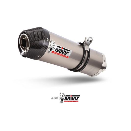 MIVV 2 SLIP-ON OVAL TITAN APRILIA RSV 1000 2004-08