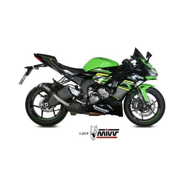 MIVV SLIP-ON MK3 CARBONO KAWASAKI ZX-6R 636 2019-24