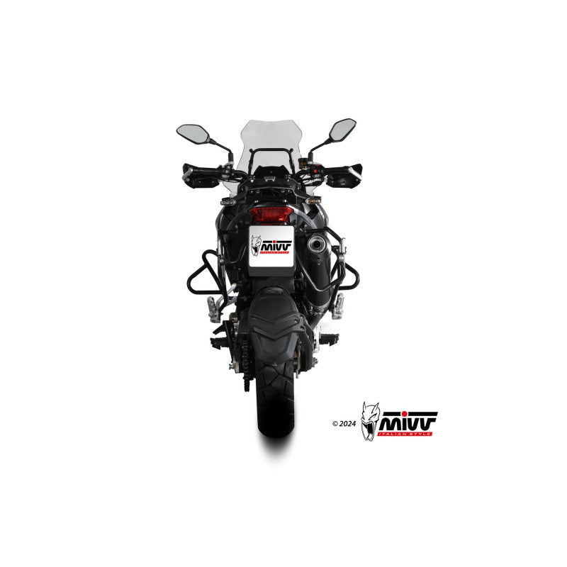 MIVV SLIP-ON OVAL BLACK HOMOLOGADO QJ MOTOR SRT 700 / X 2024