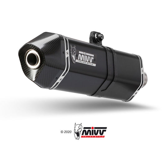 MIVV FULL SYSTEM SPEED EDGE BLACK SUZUKI V-STROM 650 / XT 2017-24