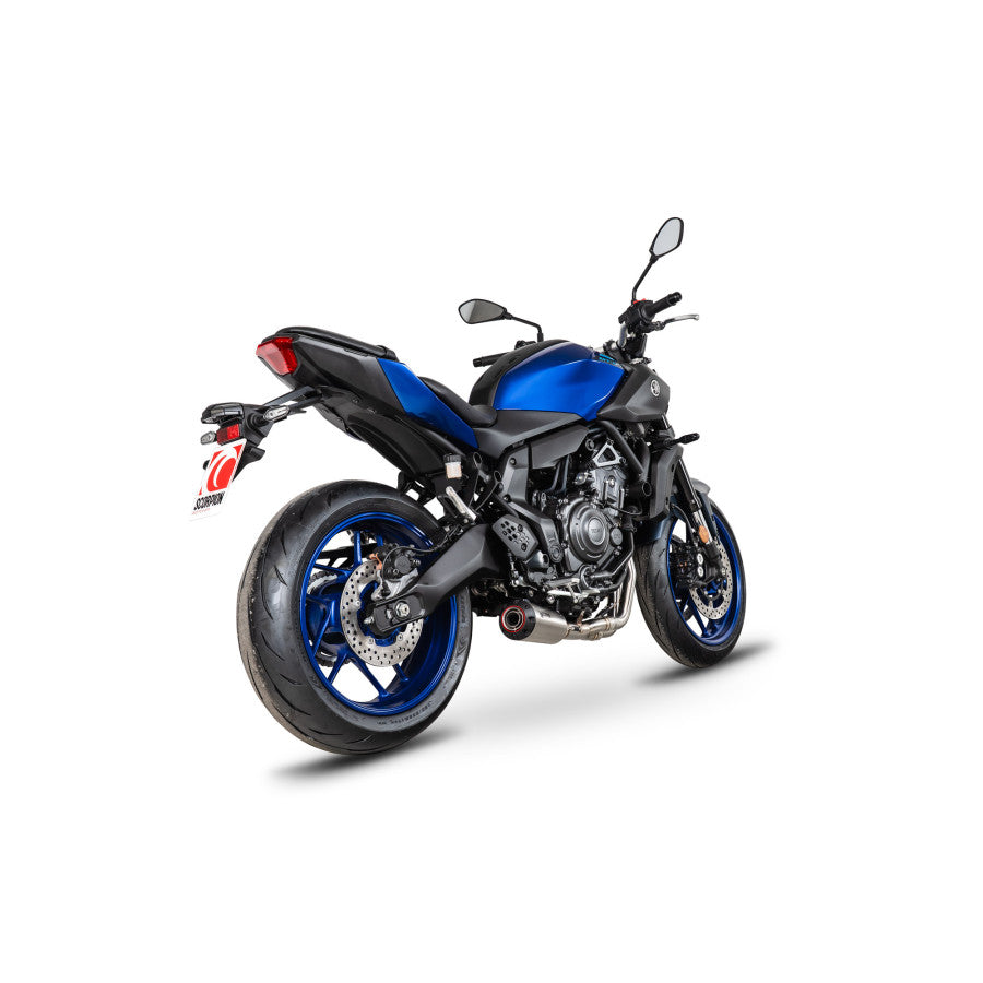 SCORPION RED POWER FULL SYSTEM YAMAHA MT-07 2024-25