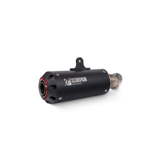 SCORPION SLIP-ON RED POWER KAWASAKI ZX-4RR 2023-25