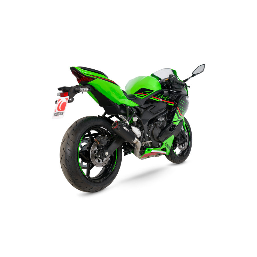SCORPION FULL SYSTEM RED POWER KAWASAKI ZX-4RR 2023-25