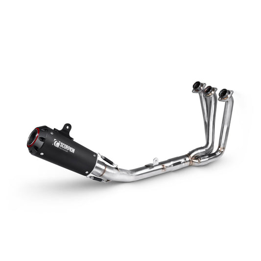 SCORPION FULL SYSTEM RED POWER NEGRO YAMAHA XSR 900 2024-25