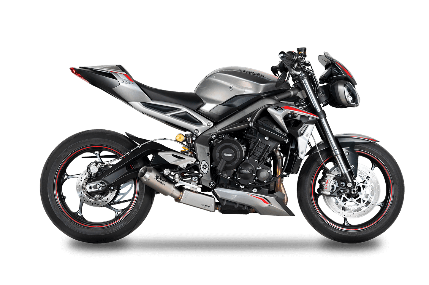 SPARK SILENCIADOR MOTO GP HOMOLOGADO TRIUMPH STREET TRIPLE 765 2020-22