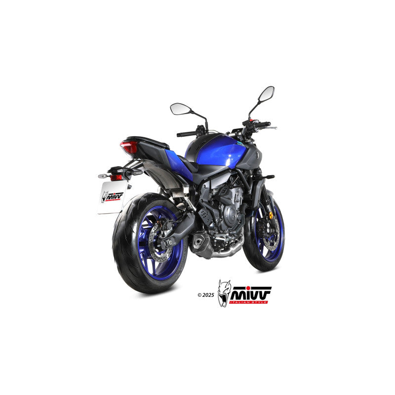 MIVV FULL SYSTEM DELTA RACE BLACK YAMAHA MT-07 2025-26