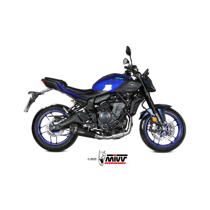 MIVV FULL SYSTEM DELTA RACE BLACK YAMAHA MT-07 2025-26